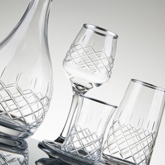  Gloria Platin 61 Parça Cam Sofra Takım 