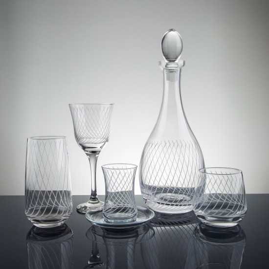 Seher Sade 61 Prç Cam Sofra Takım