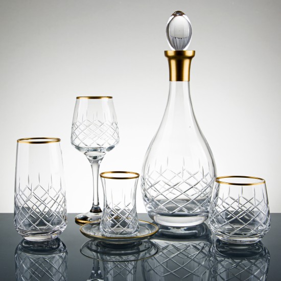 Gloria Gold 61 Parça Cam Sofra Takım