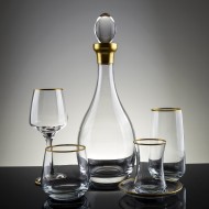 Soft Altın 61 Parça Cam Sofra Takım